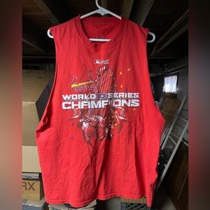 St. Louis Cardinals World Series sleeveless shirt